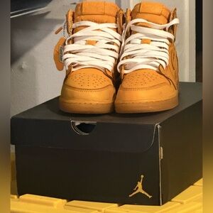 (Nike Air Jordan 1 Retro High OG Gatorade Orange Peel AJ5997-880 Women’s: 8.5